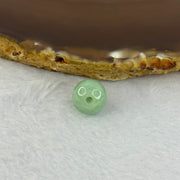 Type A Apple Green Jadeite Bead for Bracelet/Necklace/Earrings/ Ring 2.27g 11.2mm - Huangs Jadeite and Jewelry Pte Ltd