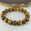 Natural Agarwood Beads Bracelet (Almost no Smell) 沉香木手链11.79g 18cm 12.2mm 17 Beads - Huangs Jadeite and Jewelry Pte Ltd
