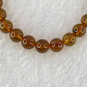 Natural Cognac Amber Beads Bracelet 4.17g 15cm 6.6mm 27 Beads - Huangs Jadeite and Jewelry Pte Ltd