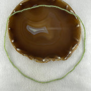 Natural Green Peridot Beads Necklace 8.59g 52cm 3.2mm 204 Beads - Huangs Jadeite and Jewelry Pte Ltd