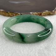 Natural Icy Green Flora Agate Bangle 69.36g Internal Diameter 59.4mm 13.2 by 11.3mm (Perfect) - Huangs Jadeite and Jewelry Pte Ltd