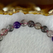 Natural Super 7 Beads Bracelet 15.09g 15cm 7.9mm 25 Beads - Huangs Jadeite and Jewelry Pte Ltd