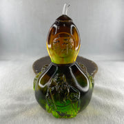 Liuli Fu Lu Shou Hulu Calabash Display 1,263.9g 149.5 by 97.0mm - Huangs Jadeite and Jewelry Pte Ltd