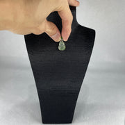 Certified Type A 18k White Gold Icy Green Piao Hua Hulu Jade Jadeite 2.00g 23.9 by 11.7 by 5.1mm - Huangs Jadeite and Jewelry Pte Ltd