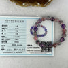 Good Grade Natural Super 7 Crystal Beads Bracelet 天然超级七水晶珠手链 29.70g 17.5cm 10.4mm 20 Beads - Huangs Jadeite and Jewelry Pte Ltd