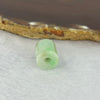 Type A Green Piao Hua Jadeite Lulu Tong for Bracelet/Necklace/Earrings/Rings 5.16g 13.7 by 12.7mm - Huangs Jadeite and Jewelry Pte Ltd