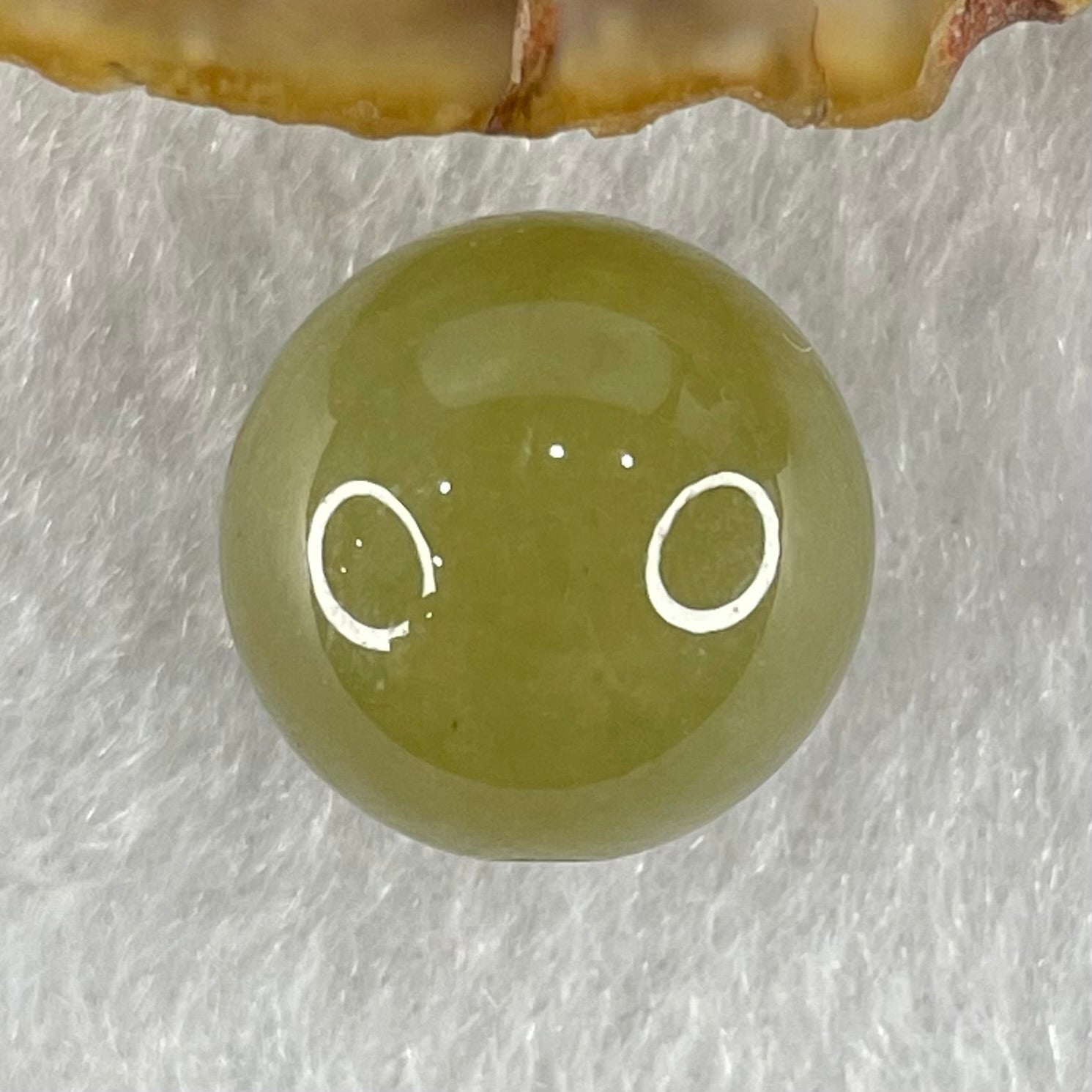 Type A Brown Jadeite Bead For Bracelet/Necklace 4.40g 13.8mm - Huangs Jadeite and Jewelry Pte Ltd