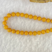 Natural Butterscotch Amber Beads Necklace 5.77g 40cm 4.9mm 86 Beads - Huangs Jadeite and Jewelry Pte Ltd