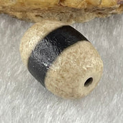 Natural Powerful Tibetan Old Oily Agate 1 Lines Dzi Bead Heavenly Master (Tian Zhu) 2.08g 13.5 by 10.1mm - Huangs Jadeite and Jewelry Pte Ltd