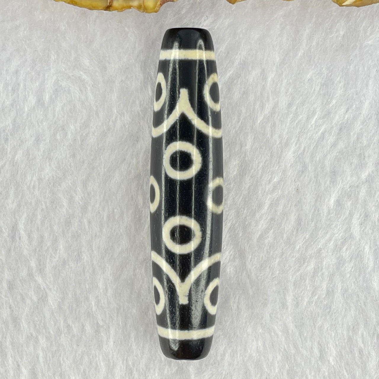 Natural Powerful Tibetan Old Oily Agate 15 Eyes Dzi Bead Heavenly Master (Tian Zhu) 十五眼天珠 15.32g 58.3 by 13.1mm - Huangs Jadeite and Jewelry Pte Ltd