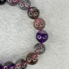 Good Grade Natural Super 7 Crystal Beads Bracelet 天然超级七水晶珠手链 31.95g 17.5cm 10.9mm 19 Beads - Huangs Jadeite and Jewelry Pte Ltd