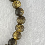 Natural Wild Vietnam Lu Qi Nan Agarwood Beads Bracelet 天然野生越南鹿其南沉香珠手镯 6.70g 16.5cm 9.0mm 25 Beads - Huangs Jadeite and Jewelry Pte Ltd