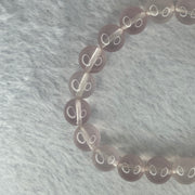 Natural Rose Quartz Beads Bracelet 天然玫瑰石英珠手链t 29.77g 17.5cm 10.3mm 20 Beads - Huangs Jadeite and Jewelry Pte Ltd
