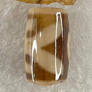 Natural Powerful Tibetan Old Oily Agate Patina Guiren Tairen Human Dzi Bead Totem Amulet Heavenly Master (Tian Zhu) 贵人天诛 4.54g 18.9 by 11.7mm - Huangs Jadeite and Jewelry Pte Ltd
