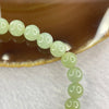 Type A Semi Icy Green Jadeite 25 beads bracelet 7.5mm 17.11g - Huangs Jadeite and Jewelry Pte Ltd