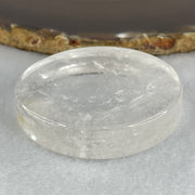 Natural Clear Quartz Plate Display 62.65g 54.7 by 11.9mm - Huangs Jadeite and Jewelry Pte Ltd