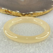 Natural Peach Color Agate Bangle Internal Diameter 56.5mm 43.63g 10.5 by 9.9mm (Close to Perfect) - Huangs Jadeite and Jewelry Pte Ltd