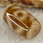 Natural Powerful Tibetan Old Oily Agate Patina Guiren Tairen Human Dzi Bead Totem Amulet Heavenly Master (Tian Zhu) 贵人天诛 4.78g 20.0 by 11.6mm - Huangs Jadeite and Jewelry Pte Ltd