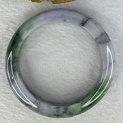 Type A Lavender with Wuji Grey and Green Jadeite Bangle Internal Diameter 56.4mm 78.54g 15.1 by 9.5mm (Very Slight Internal Line) - Huangs Jadeite and Jewelry Pte Ltd