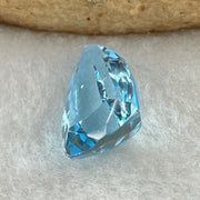 Natural Sky Blue Topaz Trillion Shape 7.69ct 14.4 by 10.2 by 6.9mm - Huangs Jadeite and Jewelry Pte Ltd