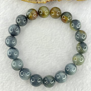 Good Grade Natural Blue Rutilated Quartz Bracelet 39.25g 18cm 11.8mm 18 Beads - Huangs Jadeite and Jewelry Pte Ltd