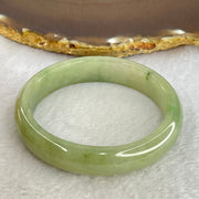Type A Green with Emerald Green Jadeite Bangle Internal Diameter 55.1mm 46.23g 13.0 by 7.2mm (Very Slight External Line) - Huangs Jadeite and Jewelry Pte Ltd