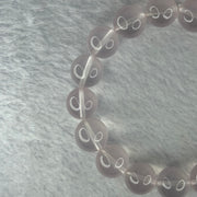 Natural Rose Quartz Beads Bracelet 天然玫瑰石英珠手链 44.80g 18cm 12.8mm 17 Beads - Huangs Jadeite and Jewelry Pte Ltd