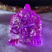 Natural Pink Liuli Dragon Turtle Display 67.56g 60.9 by 37.5 by 36.5mm - Huangs Jadeite and Jewelry Pte Ltd