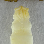 Natural Tridacan Shell Mini Tower Pixiu Seal Display 208.90g 101.2 by 28.7 by 31.6mm - Huangs Jadeite and Jewelry Pte Ltd