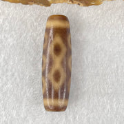 Natural Powerful Tibetan Old Oily Agate 6 Eye with 4 Eye Vajra Dzi Bead Heavenly Master (Tian Zhu) 六眼加四眼金刚杵天诛 8.17g 37.9 by 11.7mm - Huangs Jadeite and Jewelry Pte Ltd