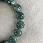 Certified Natural Type A Lavender with Old Mine Green Piao Hua Jadeite Beads Bracelet | 17cm (66.69g | 16 Beads 13.4mm | Crown, Heart & Third Eye Chakra Harmony, Regal Prosperity & Peace Shield) - Huangs Jadeite and Jewelry Pte Ltd