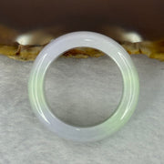 Type A Lavender and Green Jadeite Ring 14.74g 12.4 by 4.9mm US13.5 HK30.5 - Huangs Jadeite and Jewelry Pte Ltd