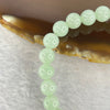 Type A Green Jadeite 26 7.5mm Beads Bracelet 17.82g - Huangs Jadeite and Jewelry Pte Ltd