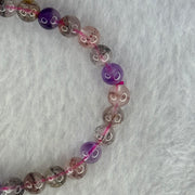 Natural Super 7 Beads Bracelet 10.48g 16.5cm 6.5mm 31 Beads - Huangs Jadeite and Jewelry Pte Ltd