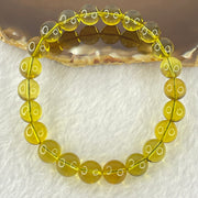 Natural Purple Honey Amber Beads Bracelet 天然紫蜜琥珀手链 5.99g 15cm 7.7mm 23 Beads - Huangs Jadeite and Jewelry Pte Ltd