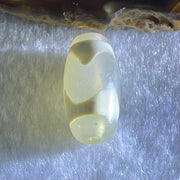 Natural Powerful Tibetan Old Oily Agate Tiger Tooth Daluo Dzi Bead Heavenly Master (Tian Zhu) 虎呀天诛 3.09g 20.2 by 10.3mm - Huangs Jadeite and Jewelry Pte Ltd