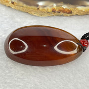 Natural Cognac with Red Amber Pendent 12.40g 51.3 by 32.7 by 20.8mm - Huangs Jadeite and Jewelry Pte Ltd