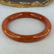 Red Quartzite Jade Bangle 天山玉手镯 Internal Diameter 61.0mm 49.43g 10.6 by 10.6mm - Huangs Jadeite and Jewelry Pte Ltd