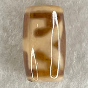 Natural Powerful Tibetan Old Oily Agate Patina Guiren Tairen Human Dzi Bead Totem Amulet Heavenly Master (Tian Zhu) 贵人天诛 4.80g 20.2 by 11.7mm - Huangs Jadeite and Jewelry Pte Ltd