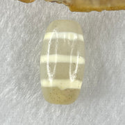 Natural Powerful Tibetan Old Oily Agate 3-Lines Dzi Bead Heavenly Master (Tian Zhu) 三行天诛 3.47g 20.1 by 10.6mm - Huangs Jadeite and Jewelry Pte Ltd