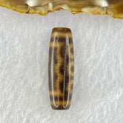 Natural Powerful Tibetan Old Oily Agate 5 Eyes Dzi Bead Heavenly Master (Tian Zhu) 五眼天诛 8.69g 38.3 by 12.0mm - Huangs Jadeite and Jewelry Pte Ltd