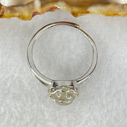 Above Average Grade Natural Super 7 Crystal in S925 Sliver Ring (Adjustable Size) 1.98g 9.4 by 7.1 by 4.5mm - Huangs Jadeite and Jewelry Pte Ltd