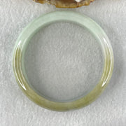 Type A Light Blueish Green with Brown and Lavender Jadeite Bangle Internal Diameter 58.3mm 58.11g 14.0 by 7.7mm (Slight Internal Lines) - Huangs Jadeite and Jewelry Pte Ltd