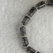 Natural Black Rutilated Quartz Lulu Tong Bracelet 16.33g 16.5cm 6.4mm 17 Lulu Tong - Huangs Jadeite and Jewelry Pte Ltd