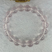 Natural Rose Quartz Beads Bracelet 天然玫瑰石英珠手链 40.12g 11.9mm 18 Beads - Huangs Jadeite and Jewelry Pte Ltd
