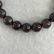 Good Grade Natural Purple Iolite Beads Bracelet 22.53g 16cm 9.4mm 21 Beads - Huangs Jadeite and Jewelry Pte Ltd