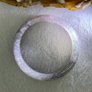 Baby Kids Type A Semi Icy Wuji Grey Jadeite Bangle Internal Diameter 40.1mm 25.02g 11.6 by 6.2mm (Fine Internal Lines) - Huangs Jadeite and Jewelry Pte Ltd