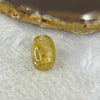 Good Grade Natural Golden Rutilated Quartz Crystal Lulu Tong Barrel 天然金顺发晶水晶露露通桶 
2.65g by 14.0 by 10.7mm - Huangs Jadeite and Jewelry Pte Ltd