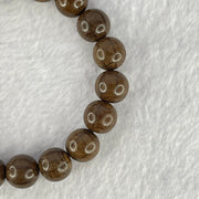 Natural Six Way Wooden Beads Bracelet 六道木手链 11.03g 17cm 10.8mm 19 Beads - Huangs Jadeite and Jewelry Pte Ltd