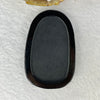 Type A Opaque Black Omphasite Jadeite Ksitigarbha Bodhisattva Pendent A货墨翠大愿地藏王菩萨牌 26.98g 62.5 by 40.5 by 8.4 mm - Huangs Jadeite and Jewelry Pte Ltd